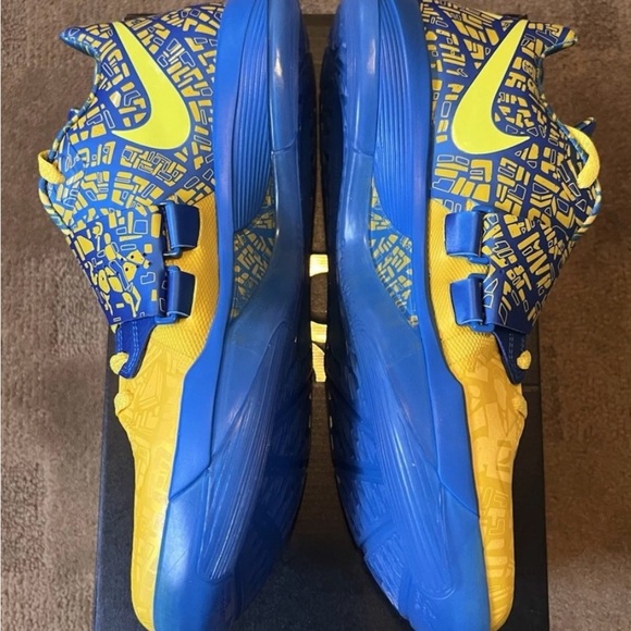 Nike Zoom KD 4 Scoring Title 2025 Blue Lemon Twist FZ5916-400 NBY Mens Size 11 - Picture 7 of 10